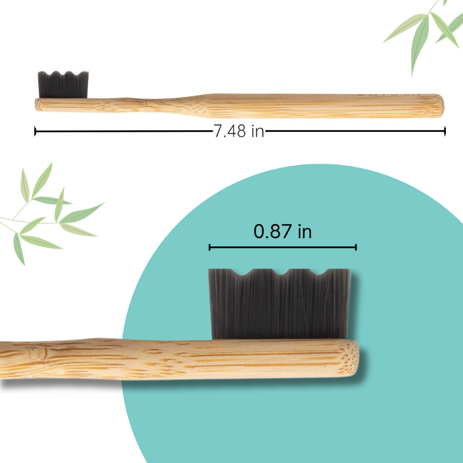 Ultra Fine Nano Bristle Bamboo Tooth Brush