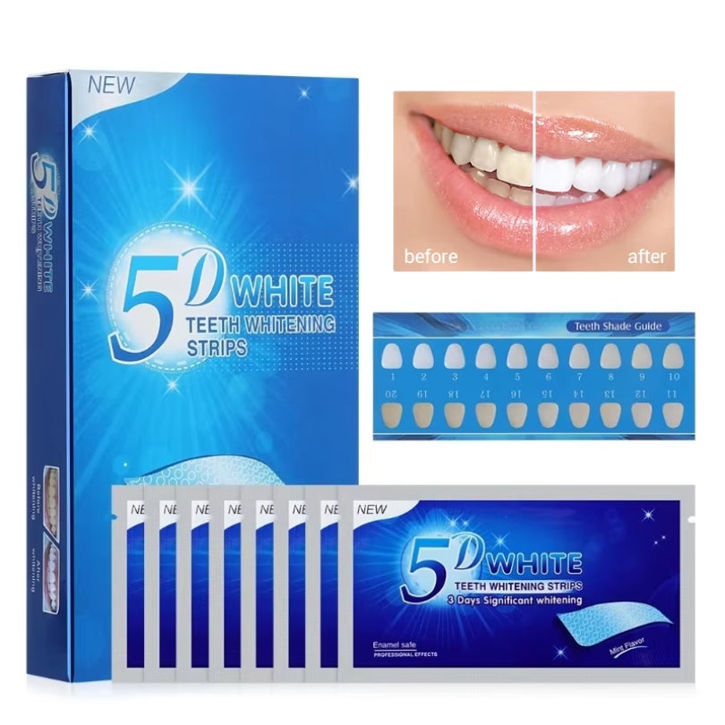 5D Diamond Teeth Whitening Strips
